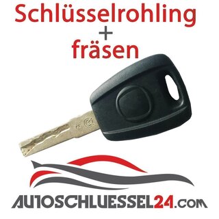 Ersatz Funkgehuse geeignet fr Peugeot/Citroen - 2 Tasten , Rohling VA2