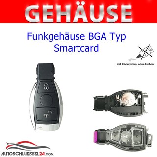 Ersatz Funkgehuse geeignet fr Mercedes Benz Smartcard BGA Typ