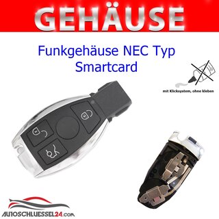 Ersatz Funkgehuse geeignet fr Mercedes Benz Smartcard NEC Typ