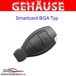 Ersatz Funkgehuse geeignet fr Mercedes Benz Smartcard BGA Typ Schwarz