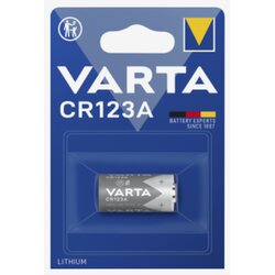 Lithium-Photobatterie VARTA, CR 123A, 3 V, 1er-Blister