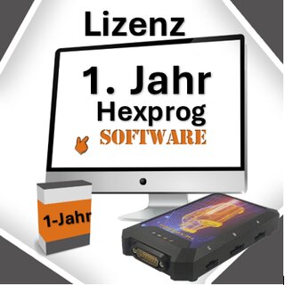 Softwarelizenz 1-Jahr fr Hexprog