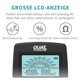 Profi Batterietester inkl. Innenwiderstandsmessung